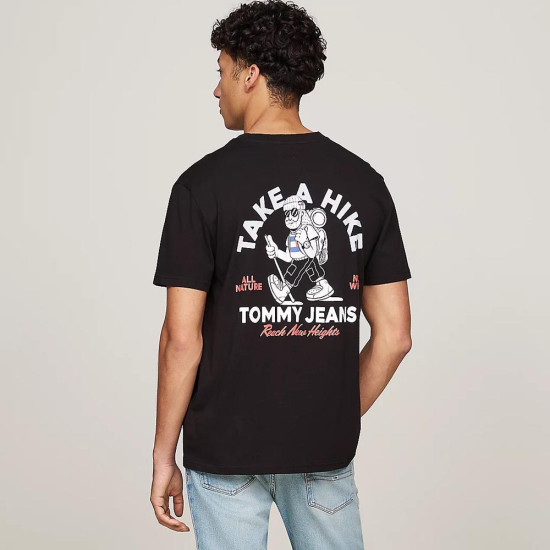 Tommy Hilfiger Ανδρική κοντομάνικη μπλούζα Slogan Back Graphic T-Shirt